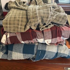 Set of 3 men’s XXL flannels